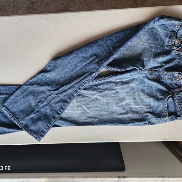 Abercrombie & Fitch Women's 1892 Button Fly Flare Jeans 90s/Y2K 10S - Picture 2 of 5